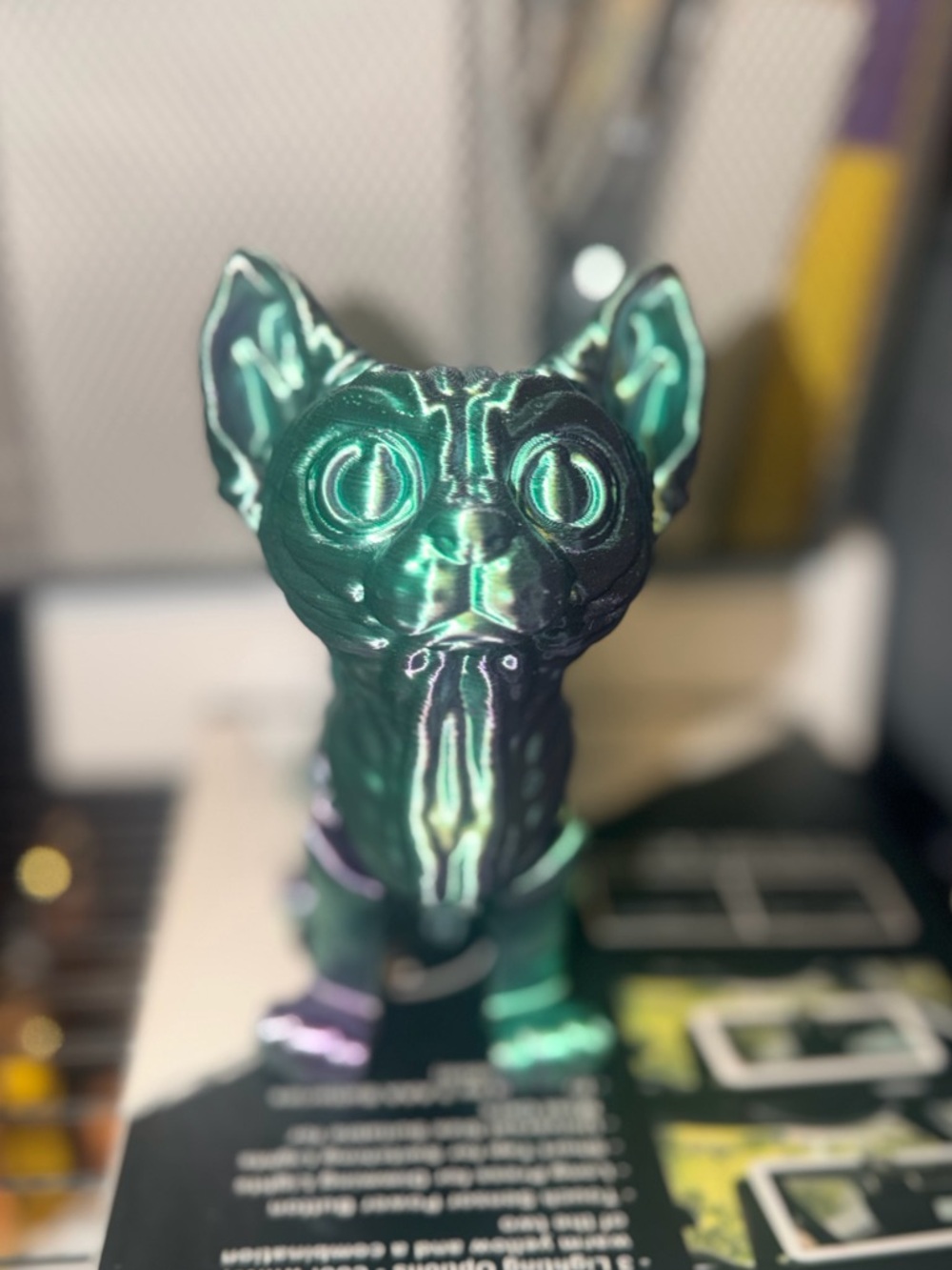 3D Print Sphynx Cat - Color Changing